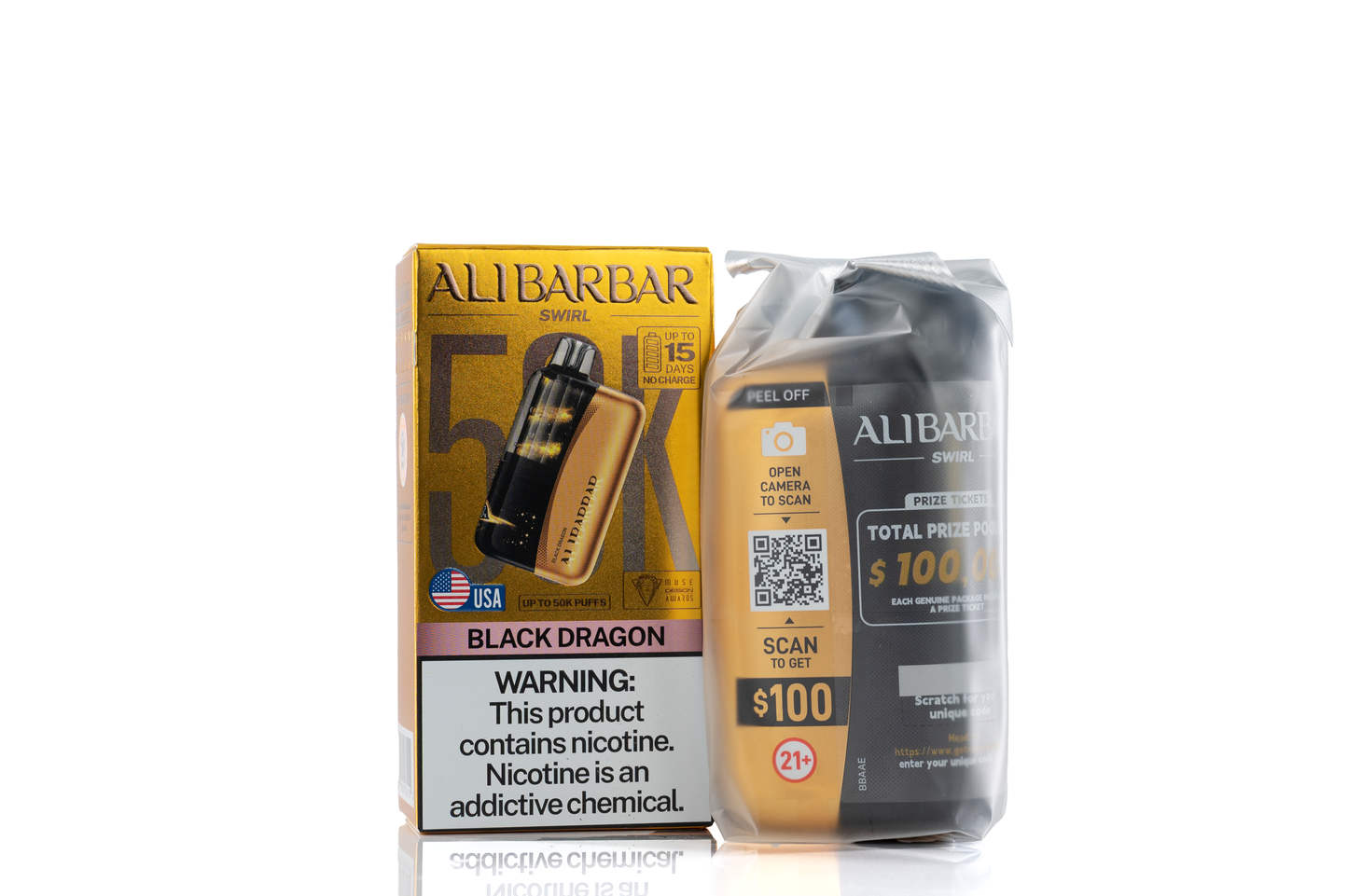Alibarbar Swirl 50K Disposable Vape