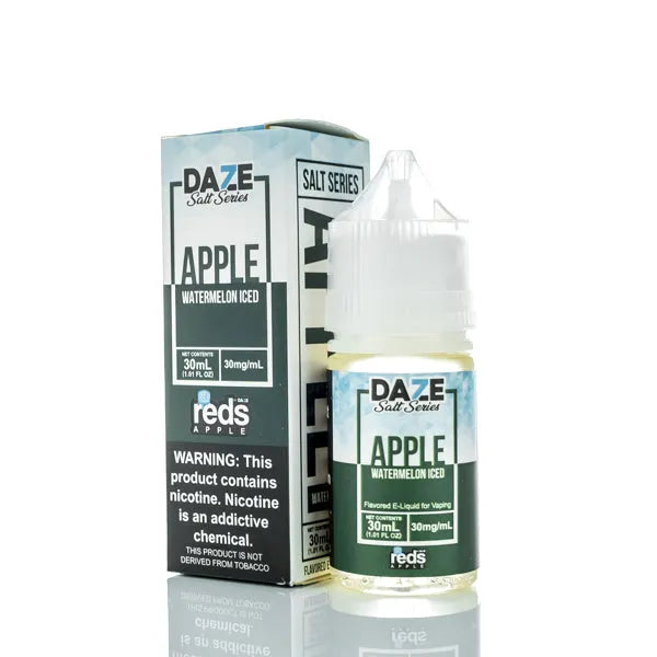 7 Daze TFN Salt Series - Reds Apple EJuice - Watermelon Iced- 30ml