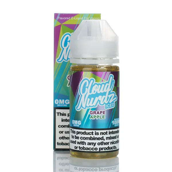 Cloud Nurdz ICED E-Liquid - No Nicotine Vape Juice - 100ml