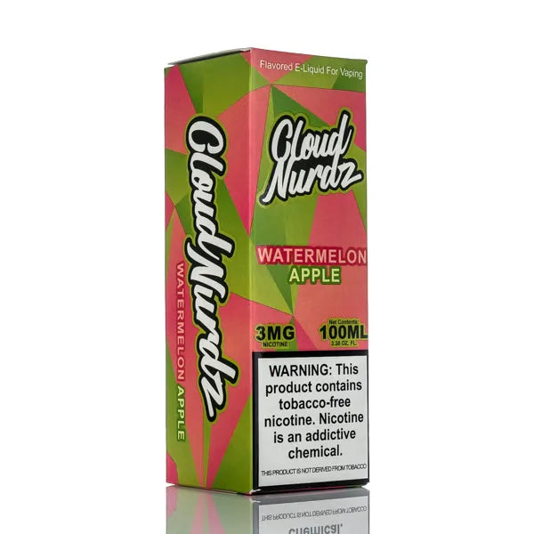 Cloud Nurdz E-Liquid - Watermelon Apple - 100ml