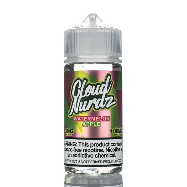 Cloud Nurdz E-Liquid - Watermelon Apple - 100ml