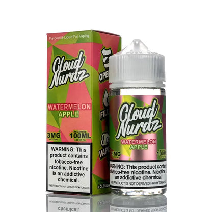 Cloud Nurdz E-Liquid - Watermelon Apple - 100ml