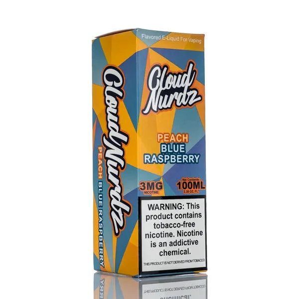 Cloud Nurdz E-Liquid - Peach Blue Raspberry - 100ml