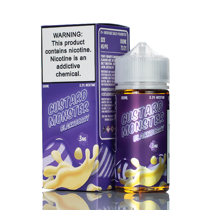 Custard Monster - Blackberry Custard - 100ml