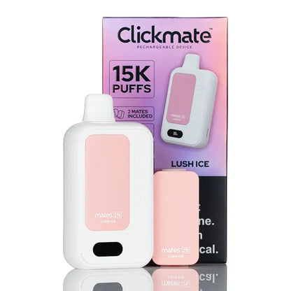 7 Daze Clickmate 15k Puffs Rechargable Disposable Vape 2% Nic - 18ML