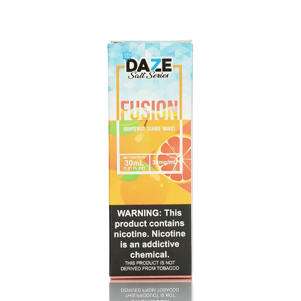 7 Daze Fusion TFN Salts -Grapefruit Orange Mango ICED - 30ml