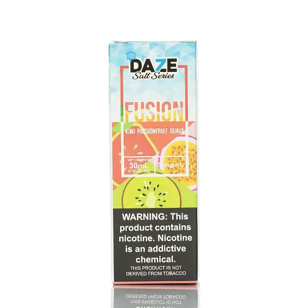 7 Daze Fusion TFN Salts - Kiwi Passionfruit Guava ICED - 30ml