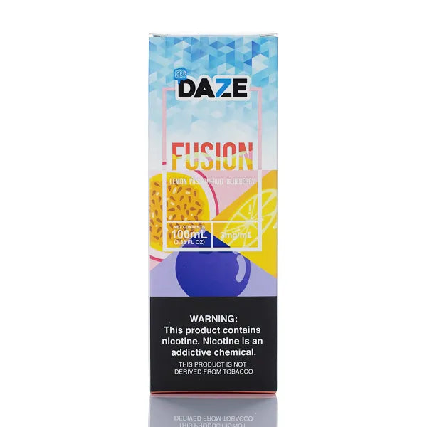 7 Daze Fusion TFN - Lemon Passionfruit Blueberry ICED - 100ml