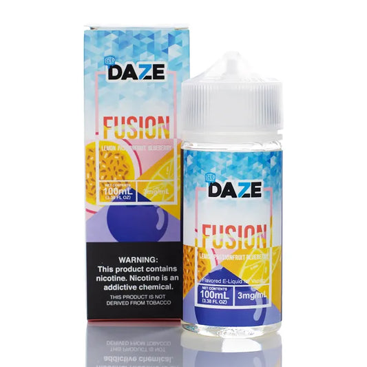 7 Daze Fusion TFN - Lemon Passionfruit Blueberry ICED - 100ml