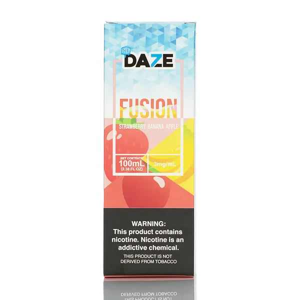 7 Daze Fusion TFN - Strawberry Banana Apple ICED- 100ml