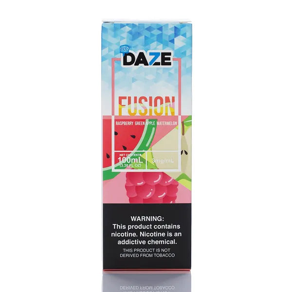 7 Daze Fusion TFN - Raspberry Green Apple Watermelon ICED - 100ml