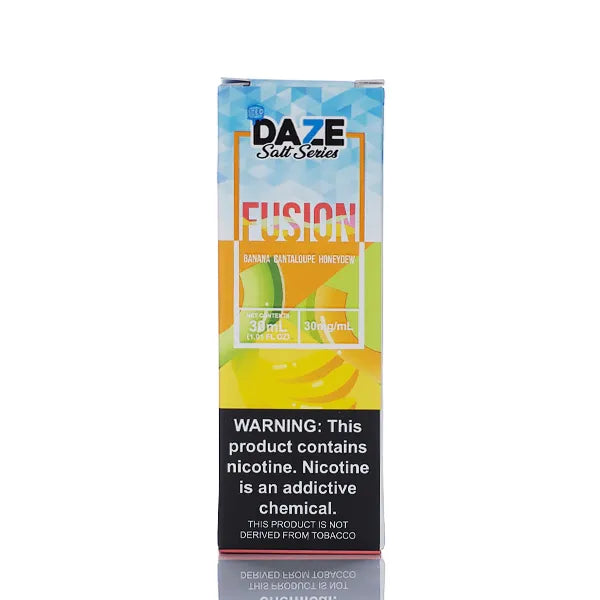 7 Daze Fusion TFN Salt - Banana Cantaloupe Honeydew ICED - 30ml