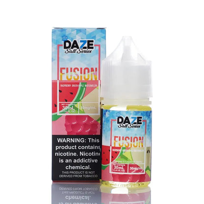 7 Daze Fusion TFN Salt - Raspberry Green Apple Watermelon ICED - 30ml