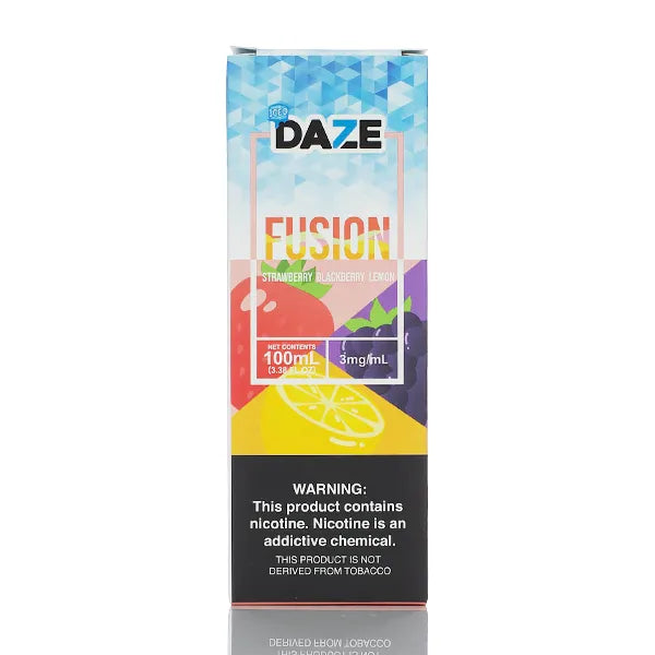 7 Daze Fusion TFN - Strawberry Blackberry Lemon ICED - 100ml