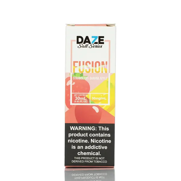 7 Daze Fusion TFN Salts - Strawberry Banana Apple - 30ml