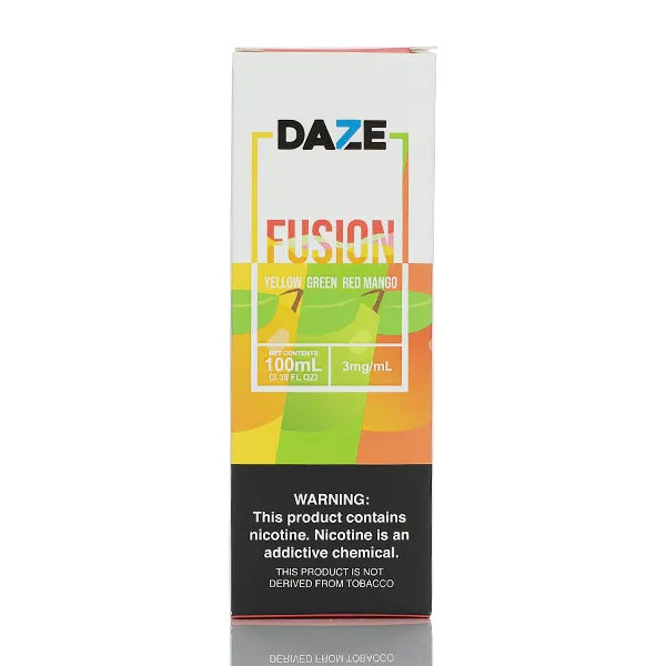 7 Daze Fusion TFN - Yellow Green Red Mango - 100ml