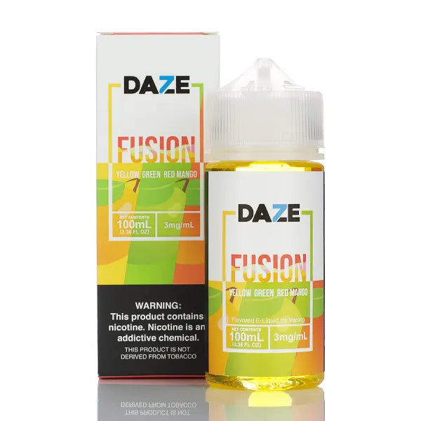 7 Daze Fusion TFN - Yellow Green Red Mango - 100ml