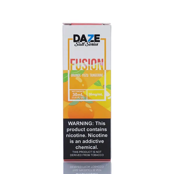 7 Daze Fusion TFN Salt - Orange Yuzu Tangerine - 30ml