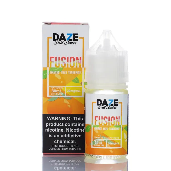 7 Daze Fusion TFN Salt - Orange Yuzu Tangerine - 30ml