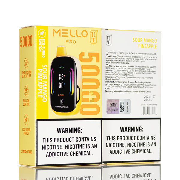 Flum Mello Pro 50K 50000 Puffs Disposable Vape