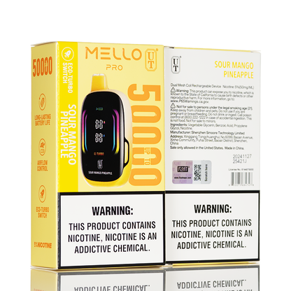 Flum Mello Pro 50K 50000 Puffs Disposable Vape