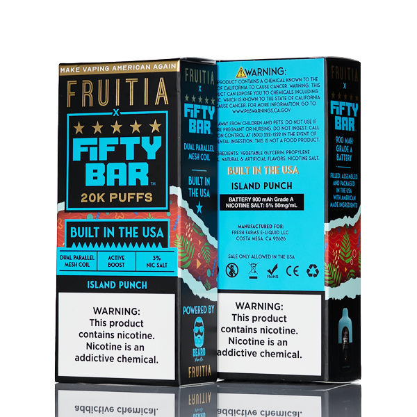 FRUITIA X Fifty Bar 20K 20000 Puffs Disposable - 16mL