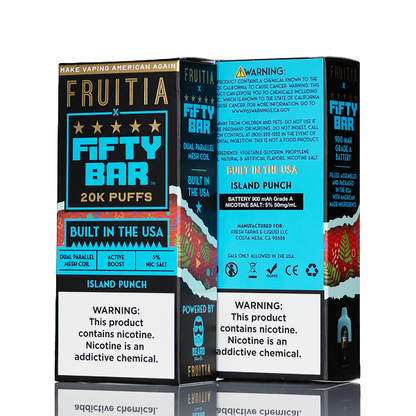 FRUITIA X Fifty Bar 20K 20000 Puffs Disposable - 16mL