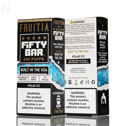 FRUITIA X Fifty Bar 20K 20000 Puffs Disposable - 16mL