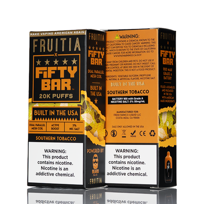 FRUITIA X Fifty Bar 20K 20000 Puffs Disposable - 16mL