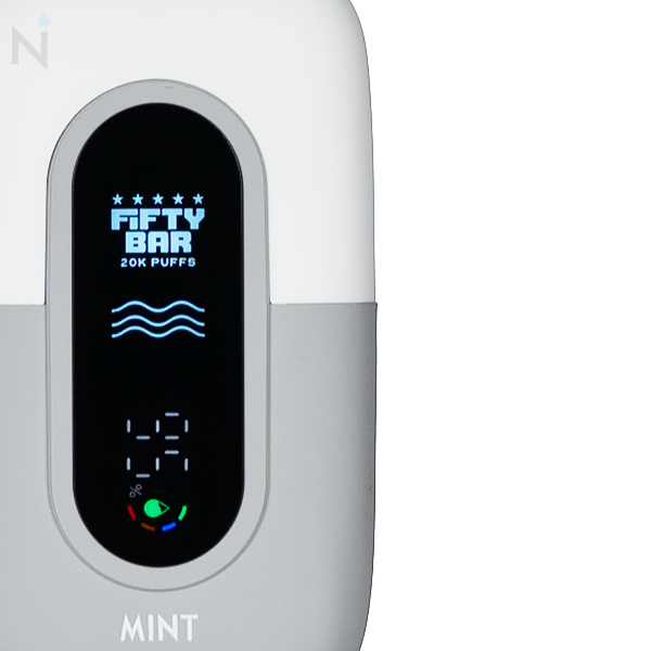 Fifty Bar V2 Silver 2% Nic 20K Puffs Disposable Vape