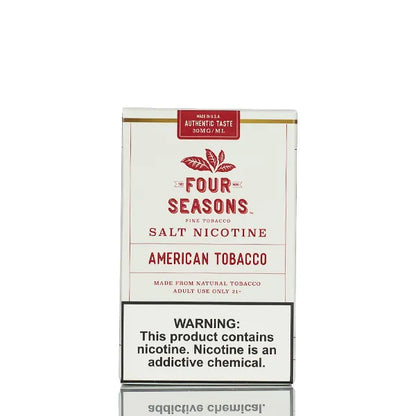 Four Seasons Salt Nicotine - American Tobacco - 30ml