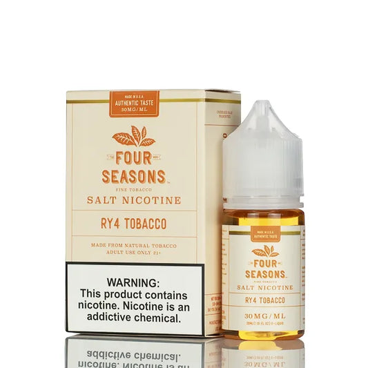 Four Seasons Salt Nicotine - RY4 Tobacco - 30ml