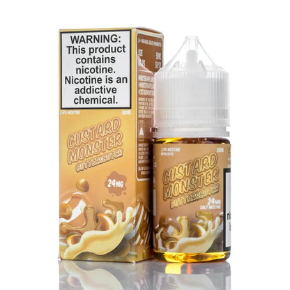 Custard Monster Salts - Butterscotch Custard - 30ml