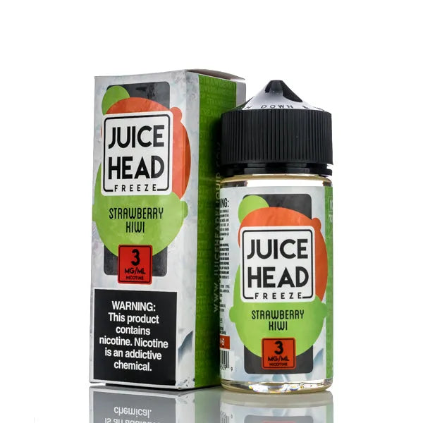 Juice Head Freeze E-Liquid - Strawberry Kiwi Freeze - 100ml