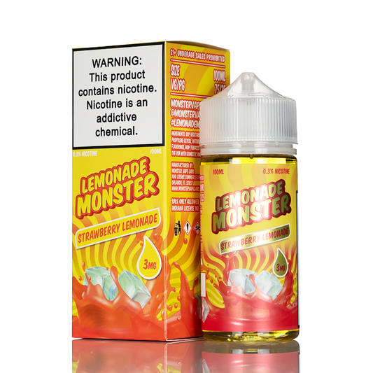 Lemonade Monster - Strawberry Lemonade - 100mL