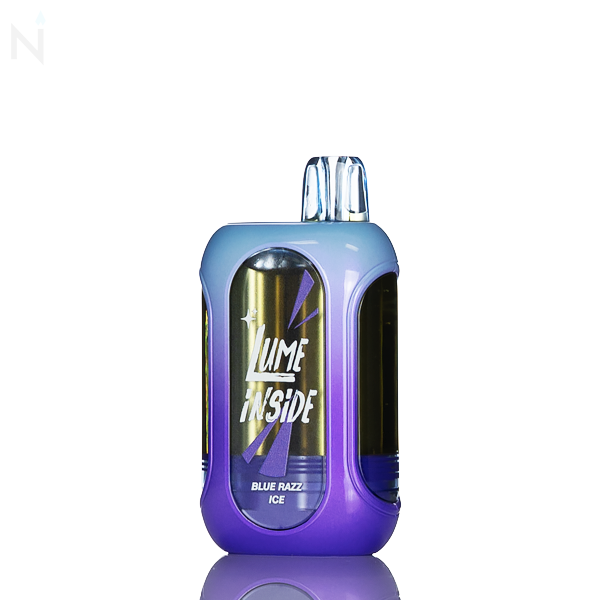 Lyco Mini Box 50K disposable vape 50000 puffs 20mL blue razz ice prefilled dual-mesh coils ECO BOOST USB-C rechargeable vape device