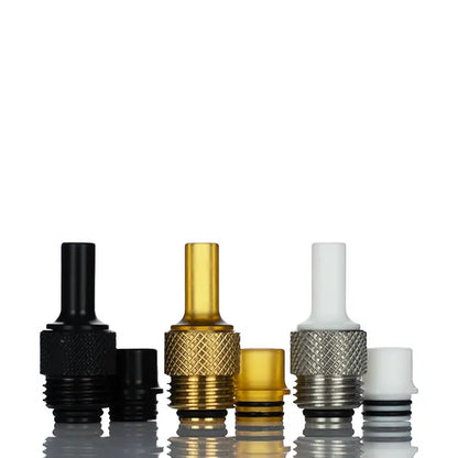 VaporDNA Knurled Integrated Fast Nut 510 Adapter and Drip Tip Set