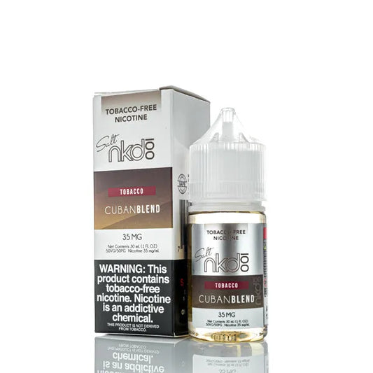 NKD 100 Salt E-Liquid - Cuban Blend - 30ml