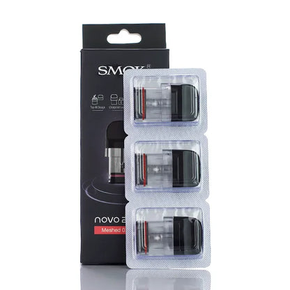 SMOK NOVO 2X Replacement Pods - Mesh 0.9 Ohm MTL - 3pk