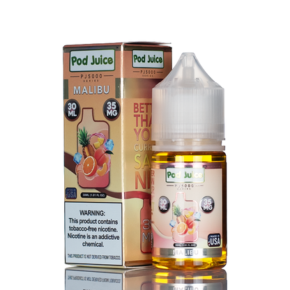 Pod Juice Salt PJ5000 - Malibu - 30ml