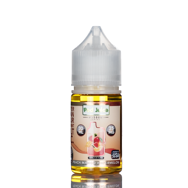 Pod Juice Salt PJ5000 - Peach Mango Watermelon - 30ml