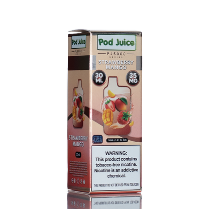 Pod Juice Salt PJ5000 - Strawberry Mango - 30ml