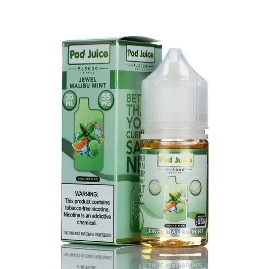 Pod Juice Salt PJ5000 - Jewel Malibu Mint - 30ml