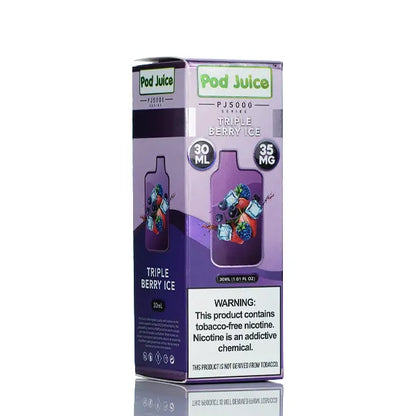 Pod Juice Salt PJ5000 - Triple Berry Ice - 30ml