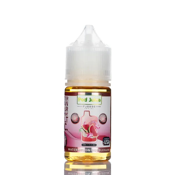 Pod Juice Salt PJ5000 - Watermelon Bubblegum - 30ml