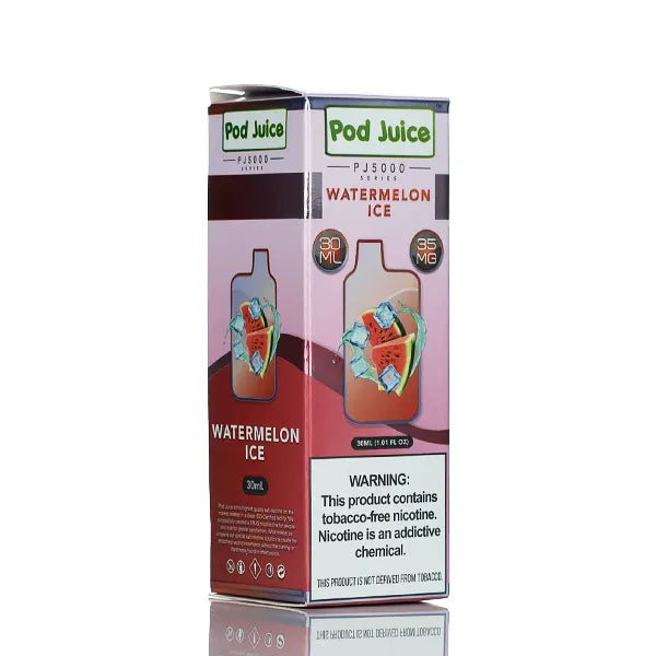 Pod Juice Salt PJ5000 - Watermelon Ice - 30ml