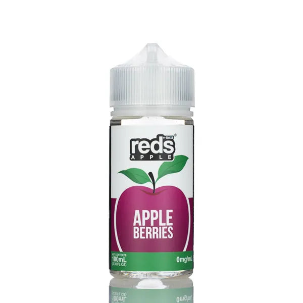 7 Daze Reds Apple - No Nicotine Vape Juice - 100ml