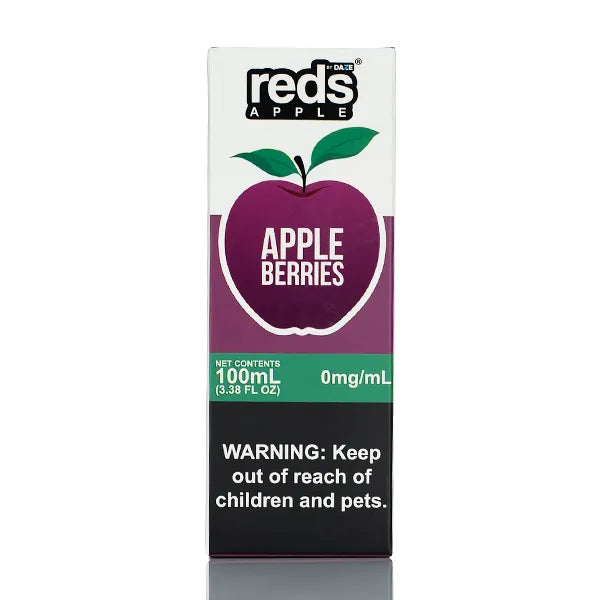 7 Daze Reds Apple - No Nicotine Vape Juice - 100ml