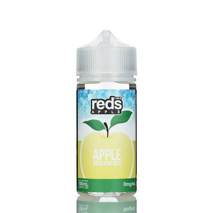 7 Daze Reds Apple ICED - No Nicotine Vape Juice - 100ml