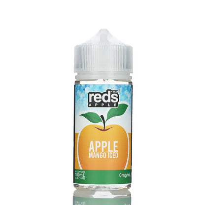 7 Daze Reds Apple ICED - No Nicotine Vape Juice - 100ml